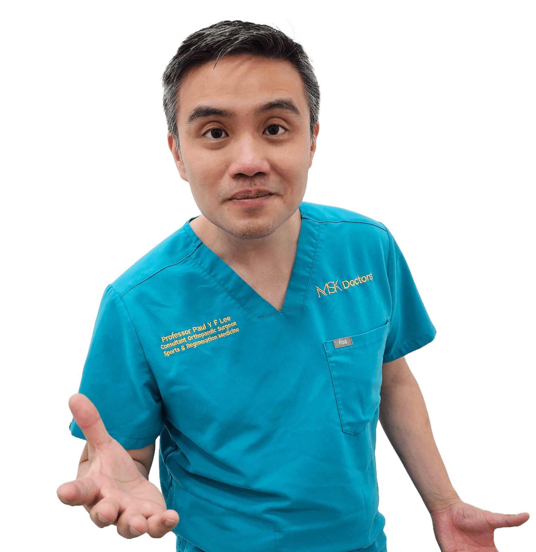 Professor Paul Lee in clinical setting